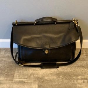 Vintage Coach Briefcase Crossbody Bag